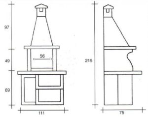 Barbecue a legna - GRILL GARDENIA - Ciavarella - immagine 2