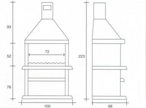 Barbecue a legna - GRILL GIRASOLE - Ciavarella - immagine 2