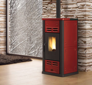 Stufa a Pellet Ventilata - SERAFINA 8,1 KW - Extraflame