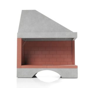 Camino a legna Prefabbricato - Laterale Cm/110 - Ciavarella