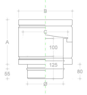 Terminale a Botte Tondo Inox - Monoparete - Zinco Group - immagine 2