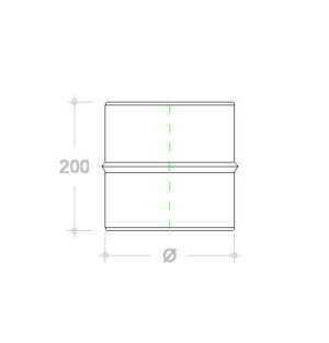 Manicotto di Giunzione Flex-Flex Inox - Monoparete - Zinco Group - immagine 2