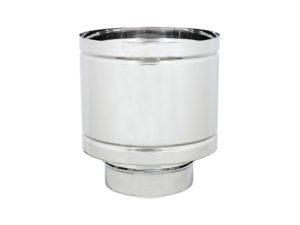 Terminale a Botte Tondo Inox - Monoparete - Zinco Group