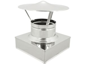 Terminale Cinese Quadro Inox - Monoparete - Zinco Group