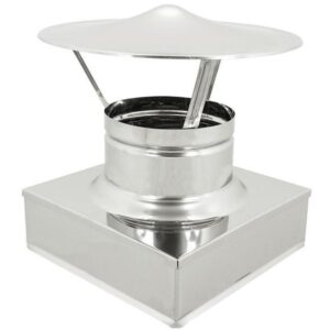 Terminale Cinese Quadro Inox - Monoparete - Zinco Group