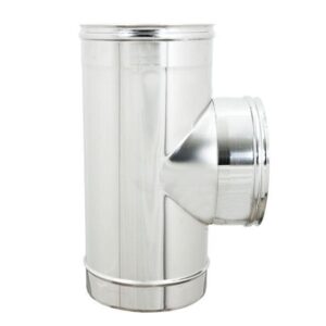 Raccordo a Tee 90° Inox - Monoparete - Zinco Group