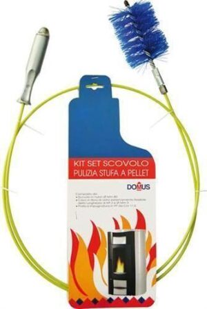 SCOVOLO KIT PULIZIA STUFA A PELLET DOMUS MM 80 H.MT 2,00