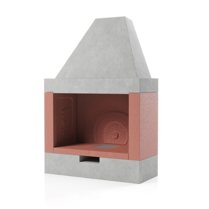 Camino a legna Prefabbricato - Decorato Piccolo - Ciavarella - immagine 2