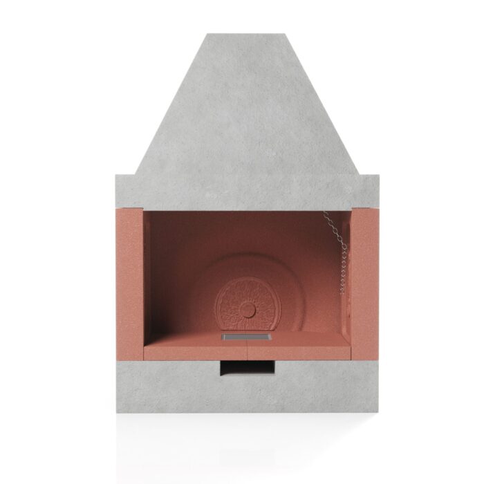 Camino a legna Prefabbricato - Decorato Piccolo - Ciavarella