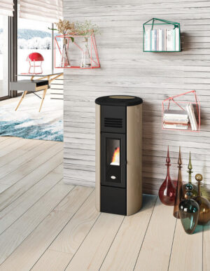 Stufa a Pellet Ventilata - HEIDI 6,3 KW - Eva Calòr