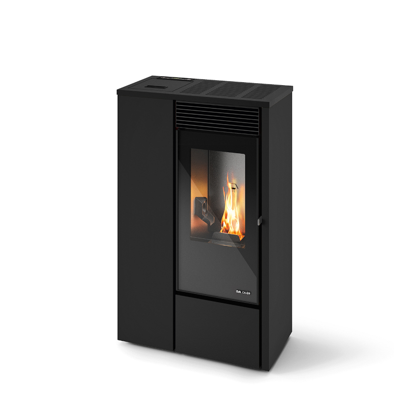 Stufa a Pellet Canalizzata - VANESSA 9,5 KW - Eva Calòr - immagine 3