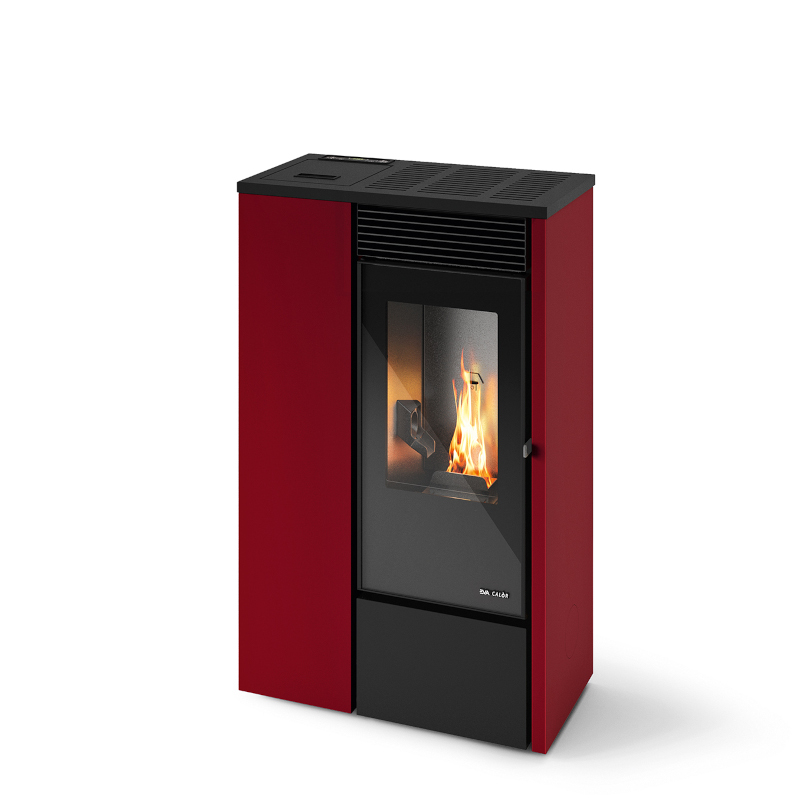 Stufa a Pellet Canalizzata - VANESSA 9,5 KW - Eva Calòr - immagine 4