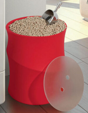 Vaso Spirale Portapellet - Eva Calòr