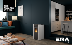 Stufa a Pellet Ventilata - ERA 10 Kw - Dielle