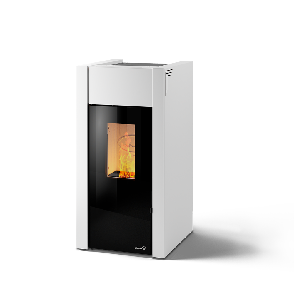 Termostufa a Pellet - GRECALE Idro Glass - Dielle - immagine 2