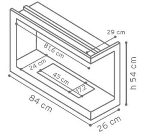 Inserto a Bioetanolo Angolare - immagine 3