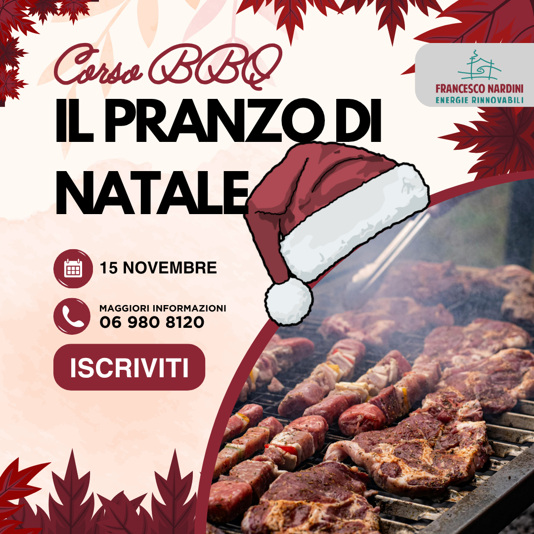 Corso BBQ “Il Pranzo di Natale" - 15 Novembre