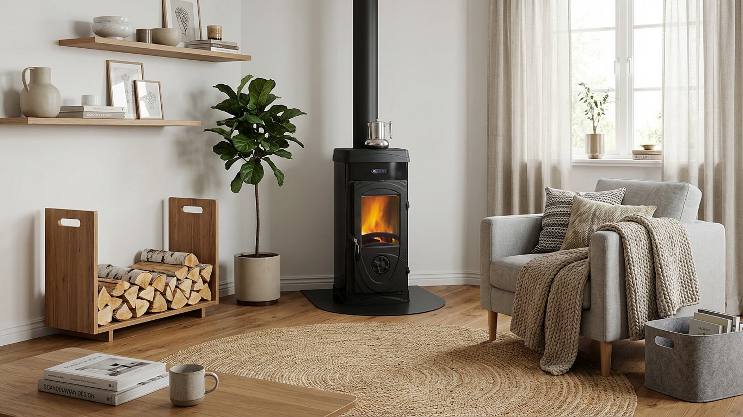 Stufa a Legna - SUPER JUNIOR Lean 5,7 Kw - La Nordica