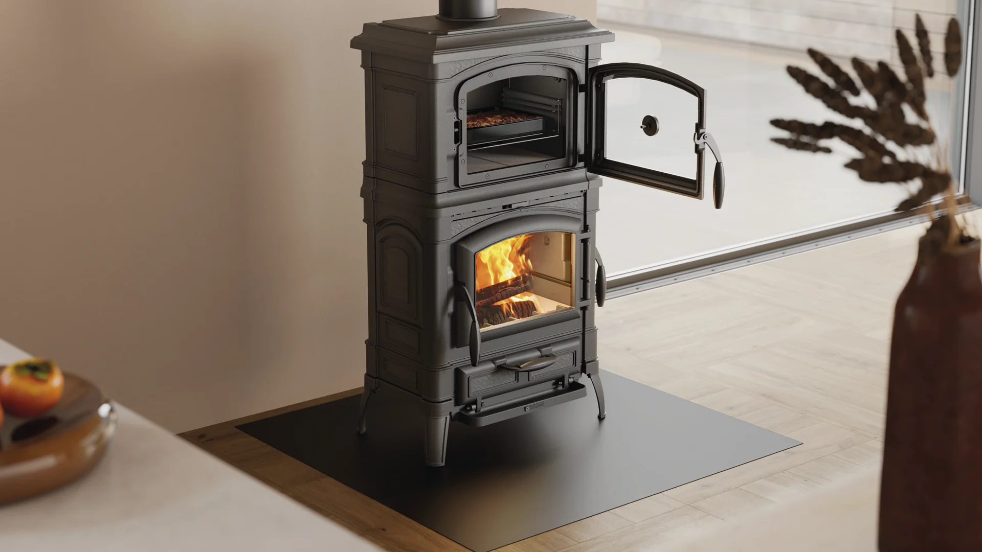 Stufa a Legna - ISETTA FORNO 8,2 KW - La Nordica - immagine 2