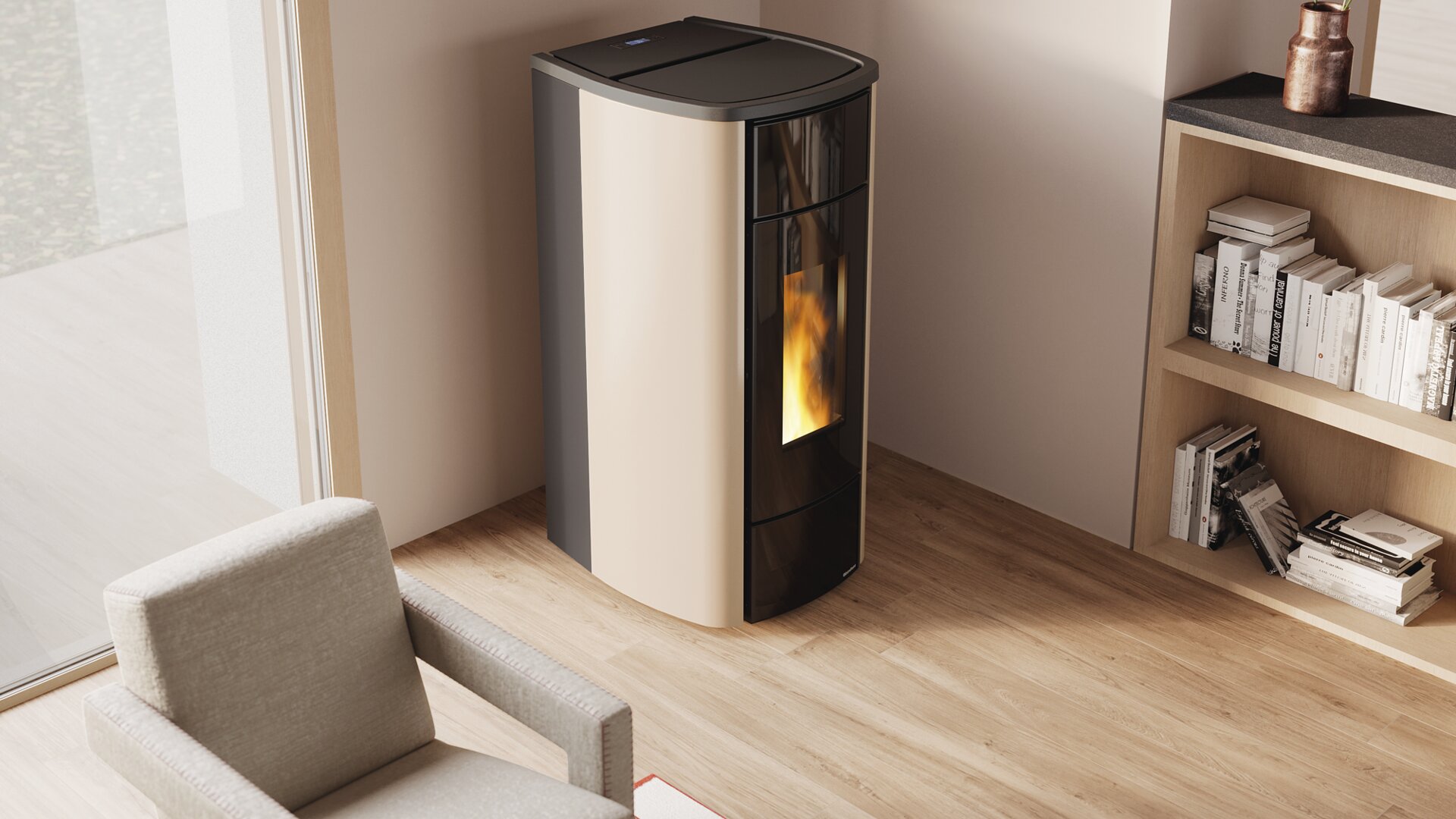 Termostufa a Pellet - Miriana Idro H23 - Extraflame - immagine 2