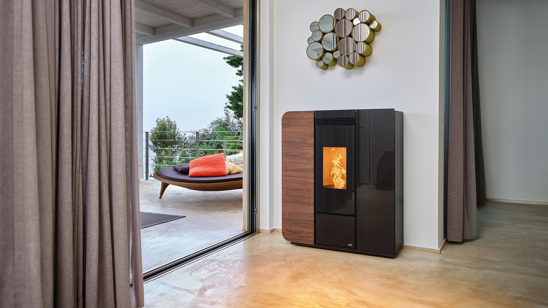 Termostufa a Pellet - LIGHT H17 - Nobis